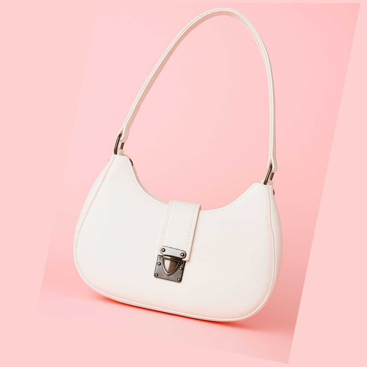 Trending Moon Shape Shoulder hand bag for girls Premium Quality Style Beautiful Bags For Girls Simplified Underarm Stick Bag Crossbody Bags