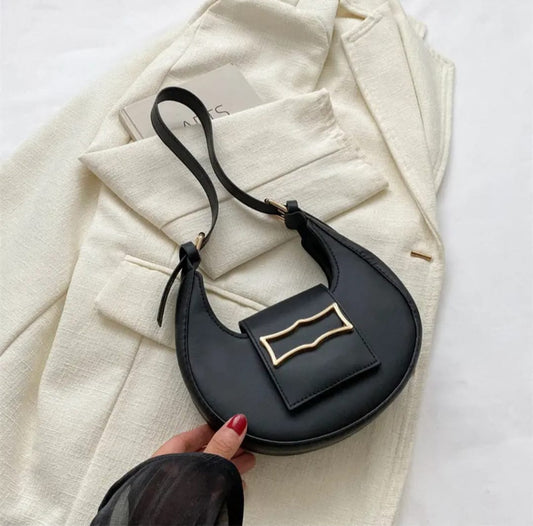Elegant Simple Handbag Stylish Underarm Women's Bag Trendy Shoulder Bag Quality Material Soft Polyester Hip Hop Style Bag