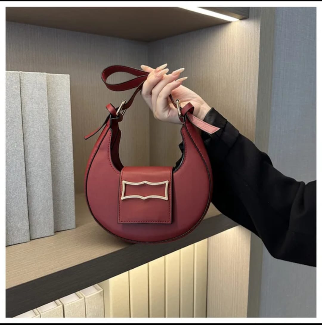 Elegant Simple Handbag Stylish Underarm Women's Bag Trendy Shoulder Bag Quality Material Soft Polyester Hip Hop Style Bag