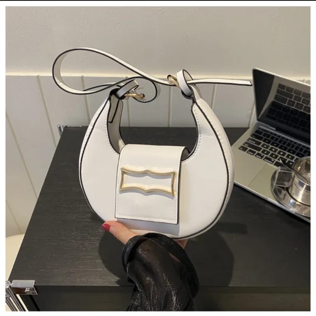 Elegant Simple Handbag Stylish Underarm Women's Bag Trendy Shoulder Bag Quality Material Soft Polyester Hip Hop Style Bag