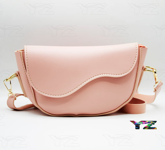 Trendy D-Shaped Shoulder Bag for Women – Mini Crossbody Purse