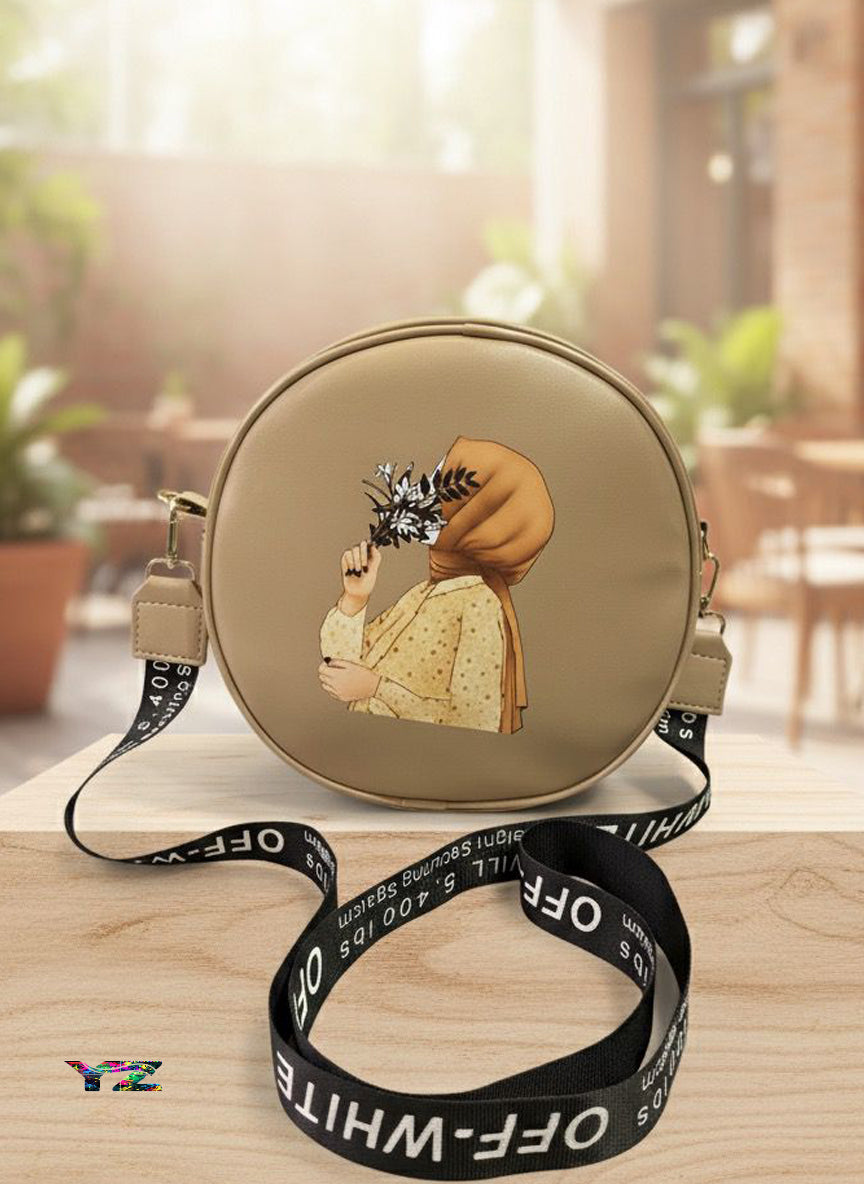 Hijab Crossbody bag Round shape 2 Compart