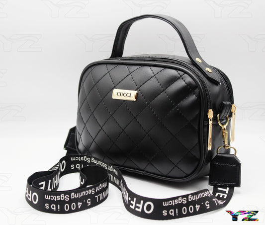 Crossbody Handbag for Women – Stylish Shoulder Bag with Branded Strap