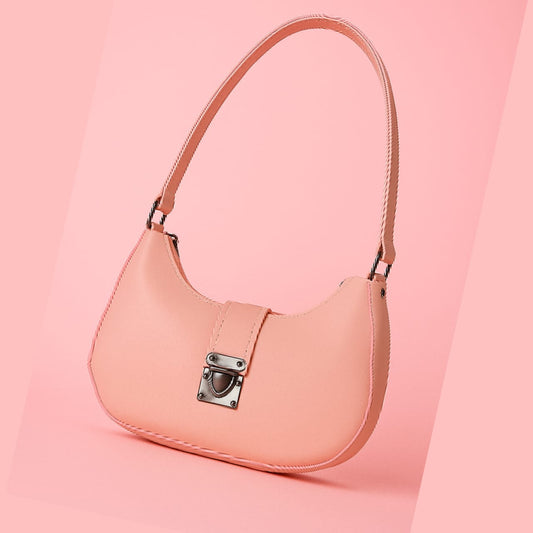 Trending Moon Shape Shoulder hand bag for girls Premium Quality Style Beautiful Bags For Girls Simplified Underarm Stick Bag Crossbody Bags